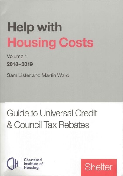 Front cover of Help with Housing Costs Volume 1