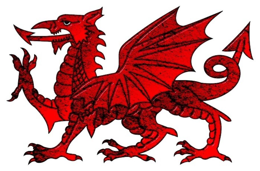 Welsh dragon.